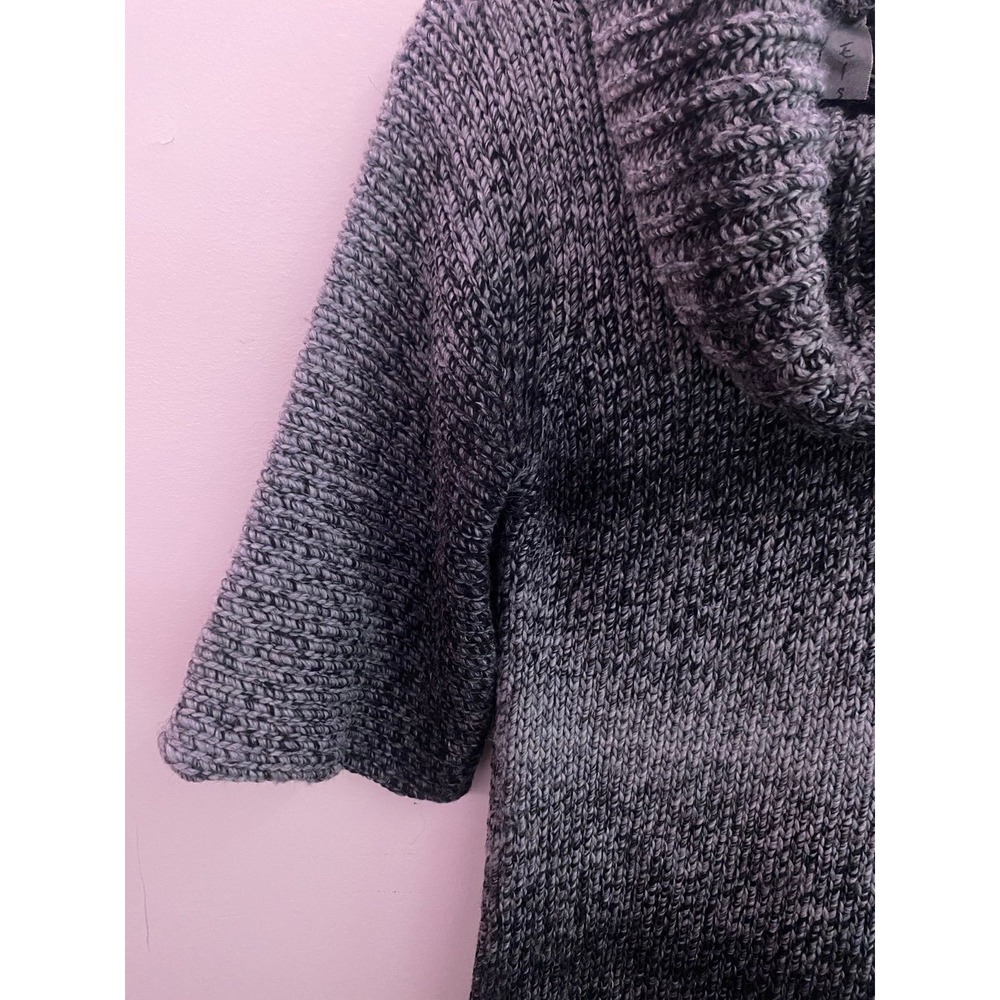 Anthropologie Elsamanda Cowl Neck Ombré Striped Tunic Sweater Size S - Picture 3 of 12